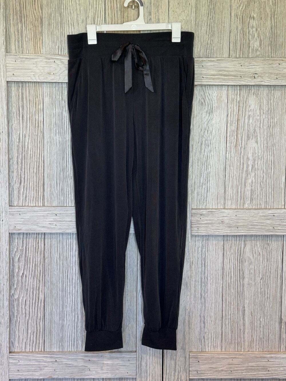 Victoria's Secret Ribbed Jogger Lounge Gray Pants Size XL